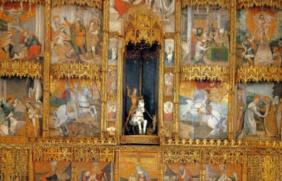 Perfugas, retablo di San Giorgio (particolare)