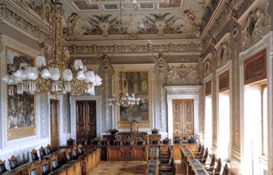 Decorazione del Salone del Consiglio del Palazzo Viceregio