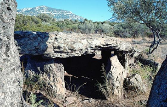 Dorgali, dolmen Motorra