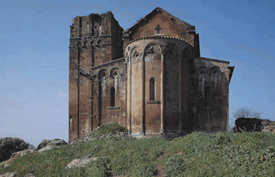 L'abside della chiesa