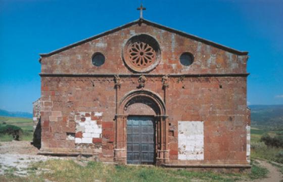 Perfugas, chiesa di San Giorgio, facciata