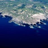 Veduta aerea di Punta delle Oche di San Pietro