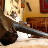 Museo etnografico Galluras: Il martello della "femina agabbadora"